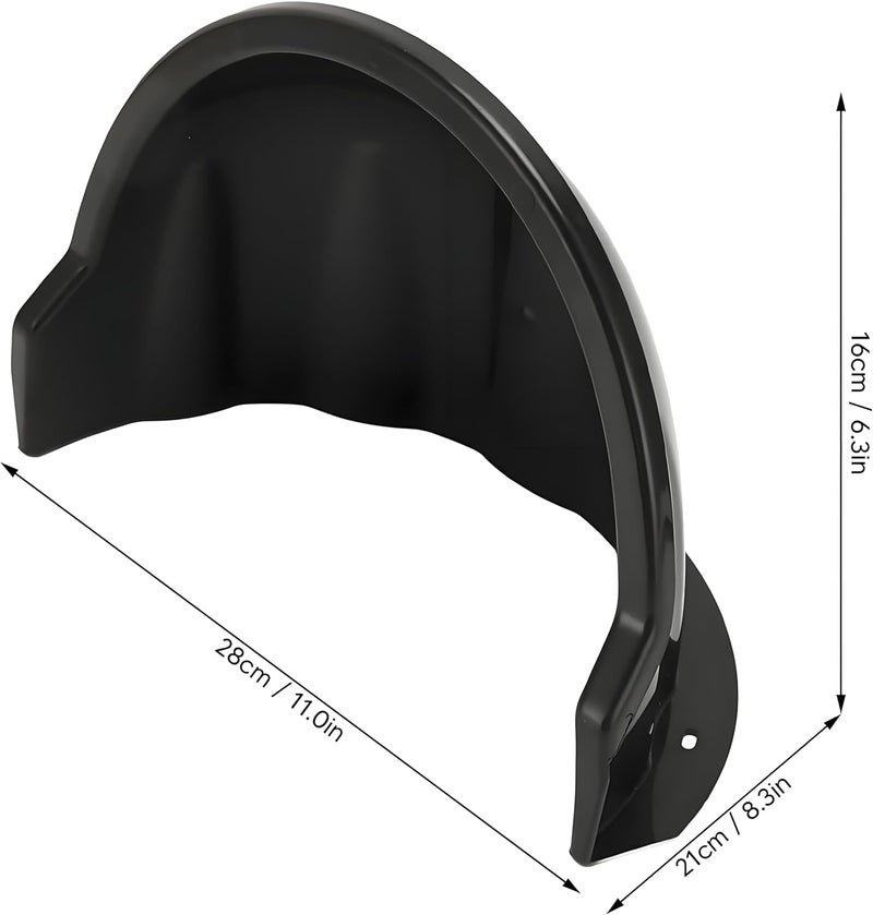 Coolotic Universal Sunshade Rainshade Cameras Cover Shield, Security Cam Protective Roof for CCTV Surveillance Camera Hikvision/Nest/Ring/Arlo/Dome/Bullet (Sun Rain Cover(1PCS Black)) - Image 2